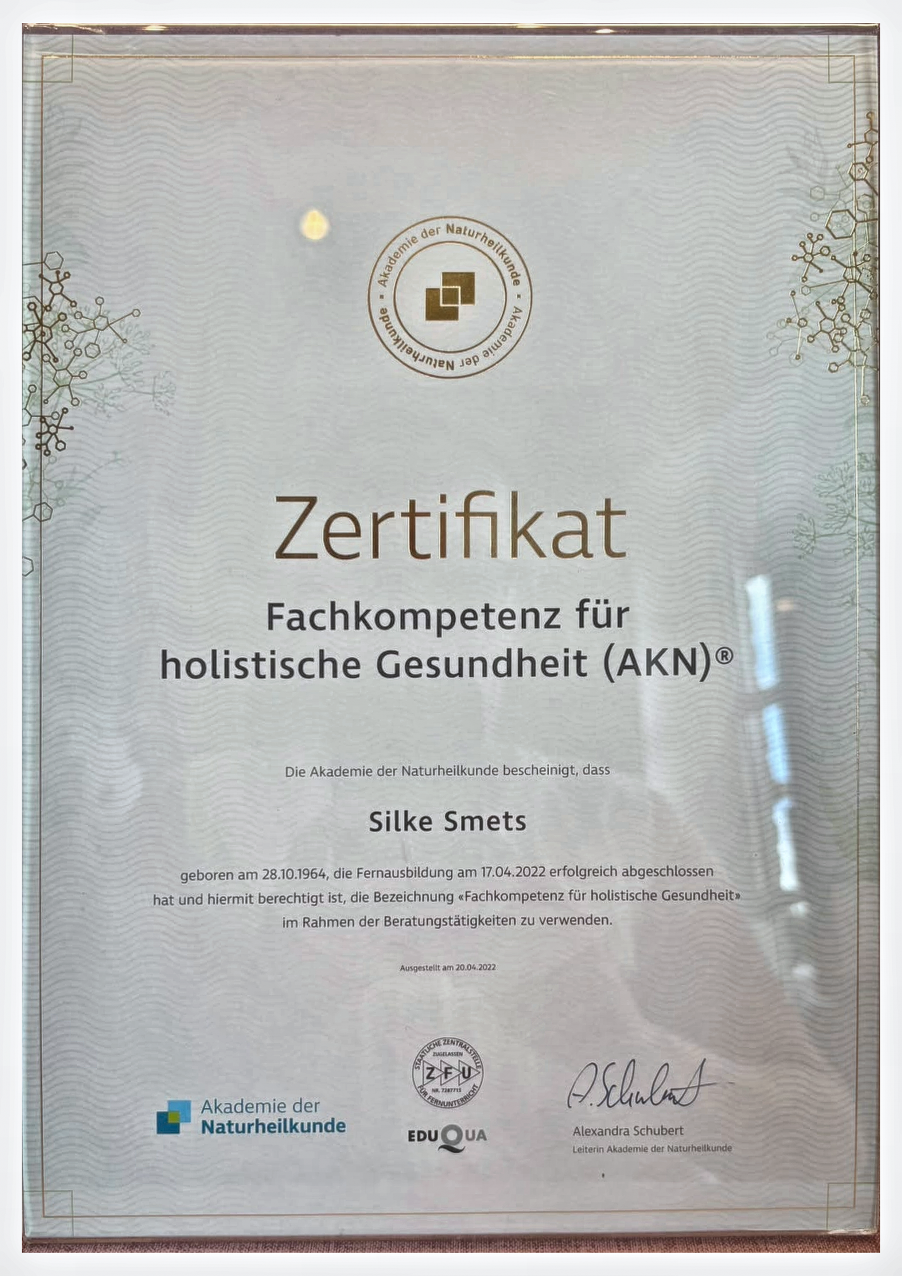 Zertifikat Holistische Gesundheit AKN